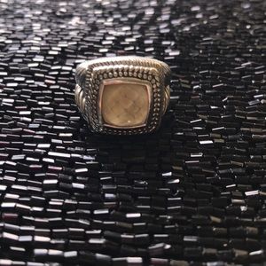 Judith Ripka topaz ring